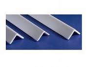 EVERGREEN 4.0x350mm Styrene Angle White 3pcs - EG295