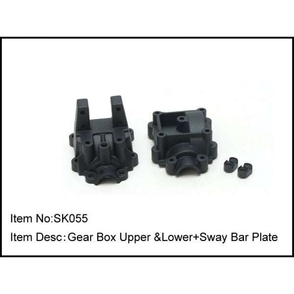 Caster Gear Box Up & Low & SW Bar Plate - CASK055
