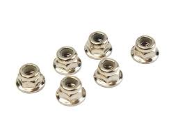 TORNADO M4 Flanged Nyloc Nuts 6pcs - TRC-31045