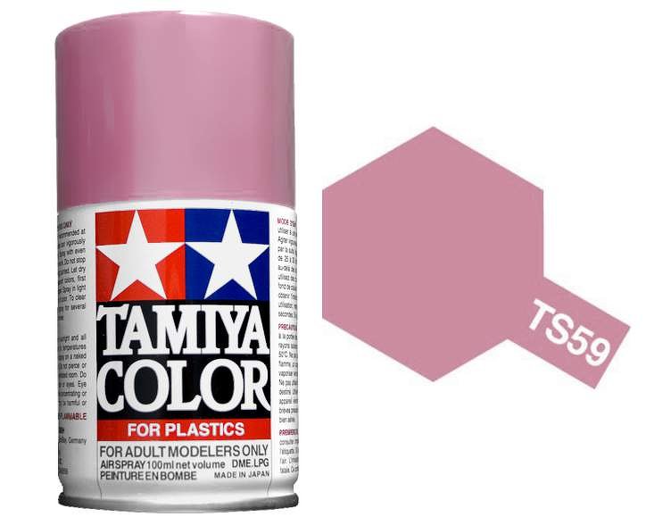 TAMIYA TS-59 Pearl Light Red Gloss Spray 100ml - 85059