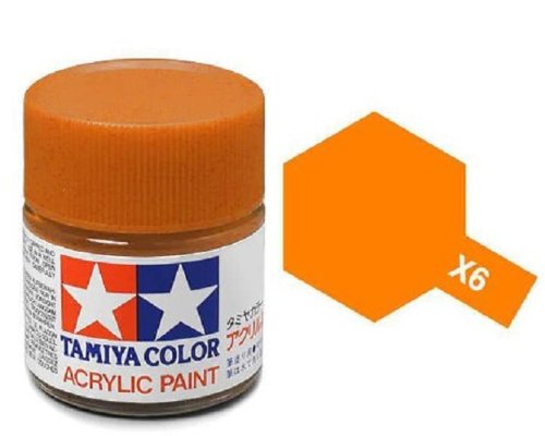 TAMIYA X-6 Orange Mini Acrylic 10ml - 81506