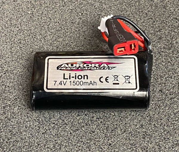 1:12 1500mah 7.4V Li-Ion Battery w/ Deans suit 9115X - X15-DJ02