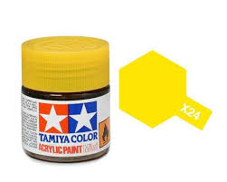 TAMIYA X-24 Clear Yellow Mini Acrylic 10ml - T81524