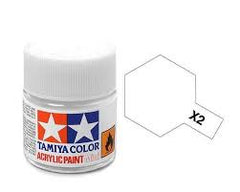 TAMIYA X-2 White Mini Acylic 10ml - T81502
