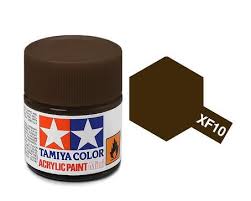 TAMIYA XF-10 Flat Brown Mini Acrylic 10ml - 81710
