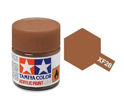 TAMIYA XF-28 Dark Copper Mini Acrylic 10ml - 81728