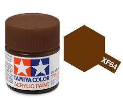TAMIYA XF-64 Red Brown Mini Acrylic 10ml - 81764