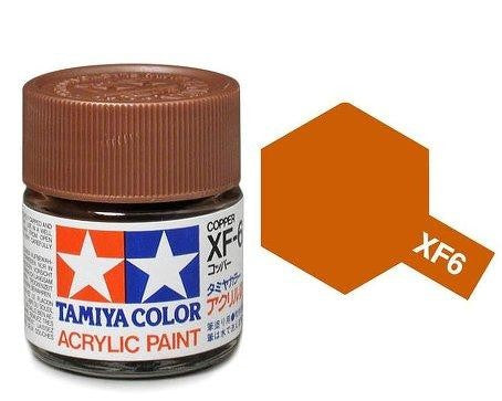 TAMIYA XF-6 Copper Mini Acrylic 10ml - 81706