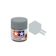 TAMIYA XF-80 Royal Light Grey Mini Acrylic 10ml - 81780
