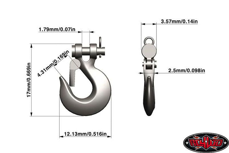 RC4WD 1:10 Warn Winch Hook - Z-S1011