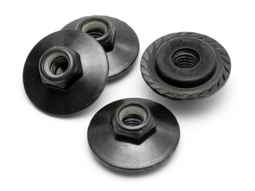 HPI 5x8mm Wide Flanged Nyloc Wheel Nuts 4pcs - HPI-Z680